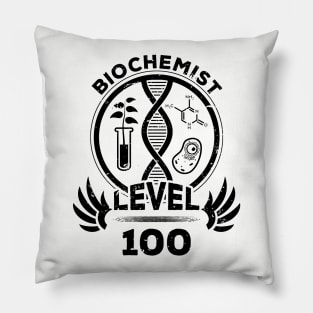 Level 100 Biochemist Biochemistry Gift Pillow