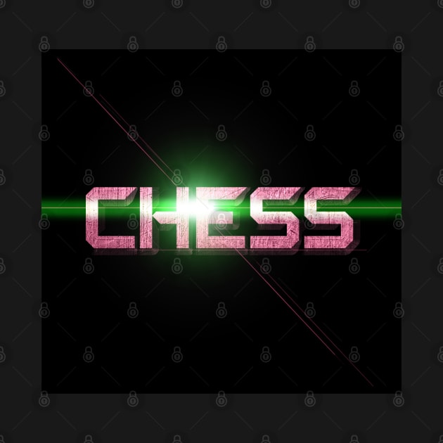 Cool Chess Design - Pink by The Black Panther