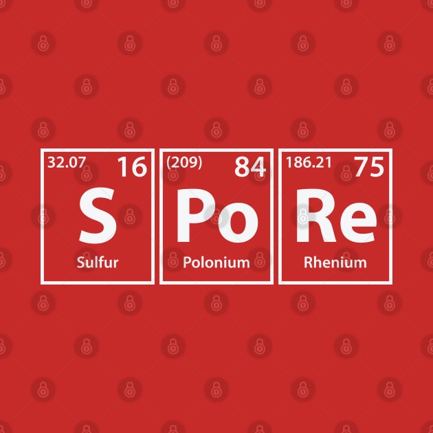 Spore (S-Po-Re) Periodic Elements Spelling by cerebrands