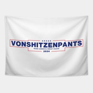 Donald VonShitzenpants Make America Great Again 2024 Tapestry