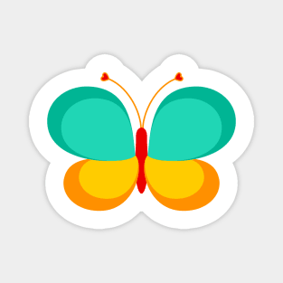 Turquoise Butterfly Magnet