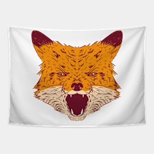 Angry Fox P R t shirt Tapestry