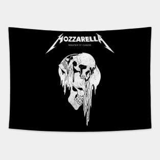 Mozzarella, melting Skulls Tapestry