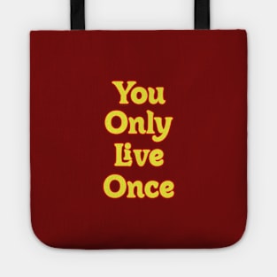 YOLO // MOTIVATION QUOTES Tote