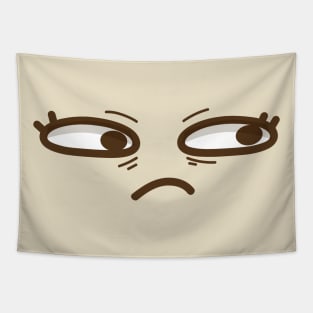 Astonished Cute Face Tapestry