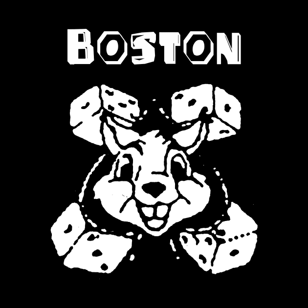 boston bunny dice by doggo babushka