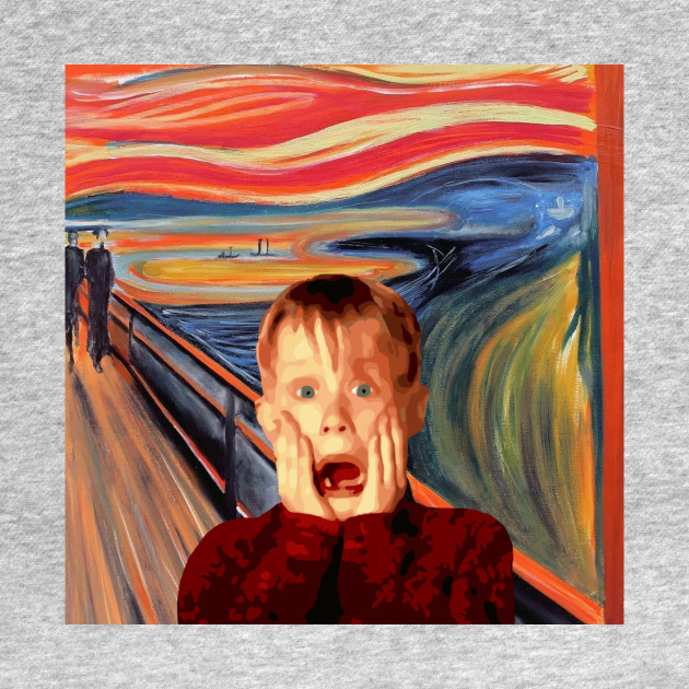 Home Alone And Scream Home Alone Kevin Baseball T Shirt