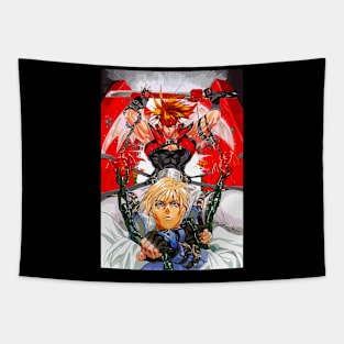 Guilty gear strive Sin Kiske and Chip Zanuff Tapestry