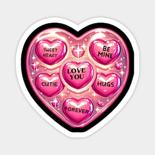 Valentine's Day Hearts Magnet