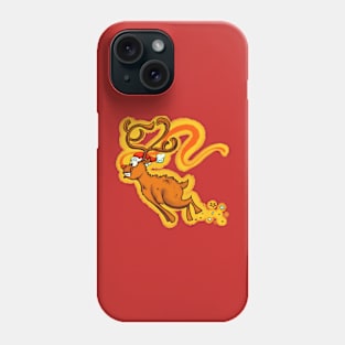 Rudolf the red nosed reindeer Phone Case