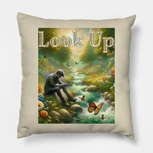 Look Up - Drop the screen and see beauty Pillow