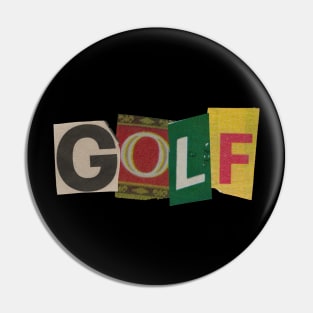 GOLF - RansomNote Pin