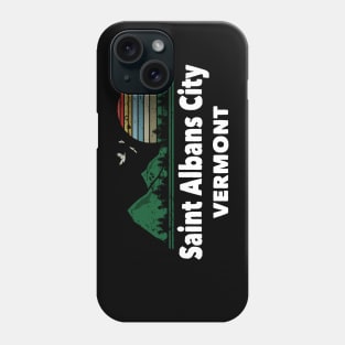 Mountain Sunset Flying Birds Outdoor Saint Albans City Vermont Phone Case