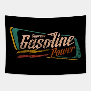 Gasoline supreme racing distressed design brand logo Tapestry