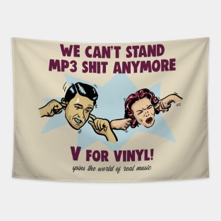 V for Vinyl! Tapestry