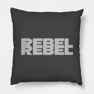 Rebel Rebel, silver Pillow