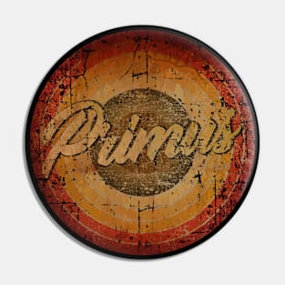 arjunthemaniac, Primus circle vintage retro faded Pin