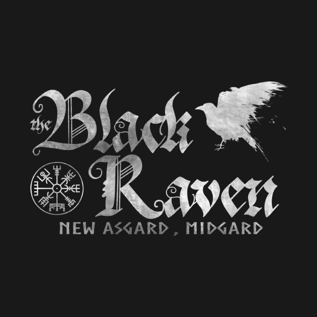 the Black Raven, New Asgard by inesbot