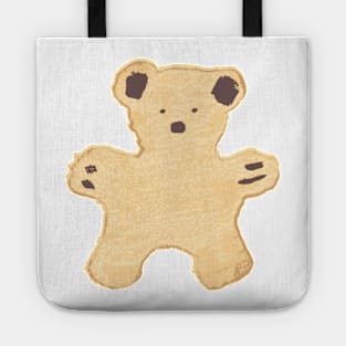 cute teddy bear biscuit - Biscorso Tote