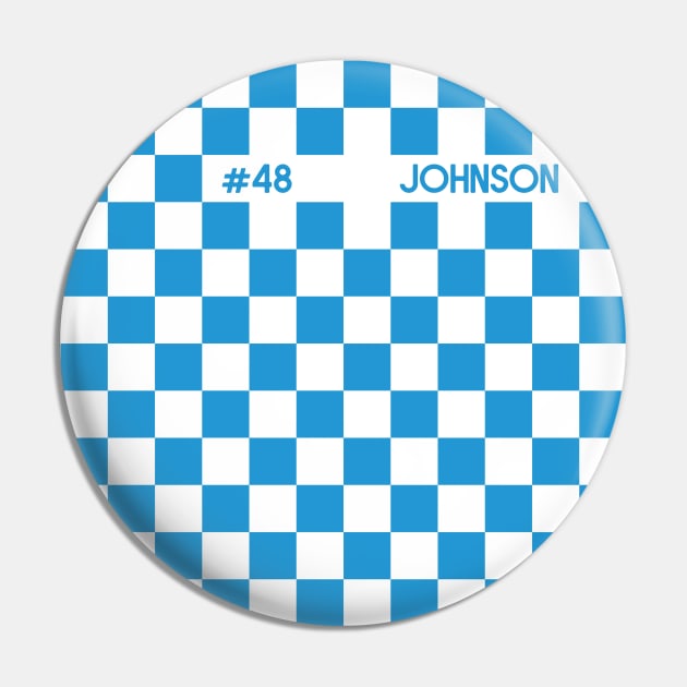 Jimmie Johnson Racing Flag Pin by GreazyL