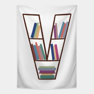 V Bookcase Tapestry