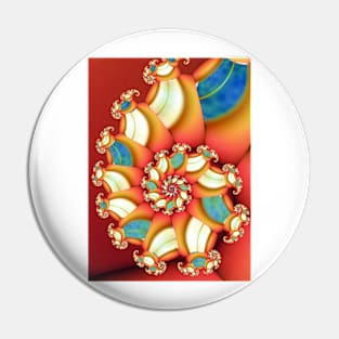 Abstract Summer Spin Pin