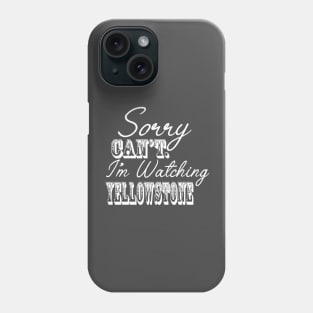 Yellowstone TV Show Phone Case