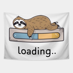 loading sloth Tapestry