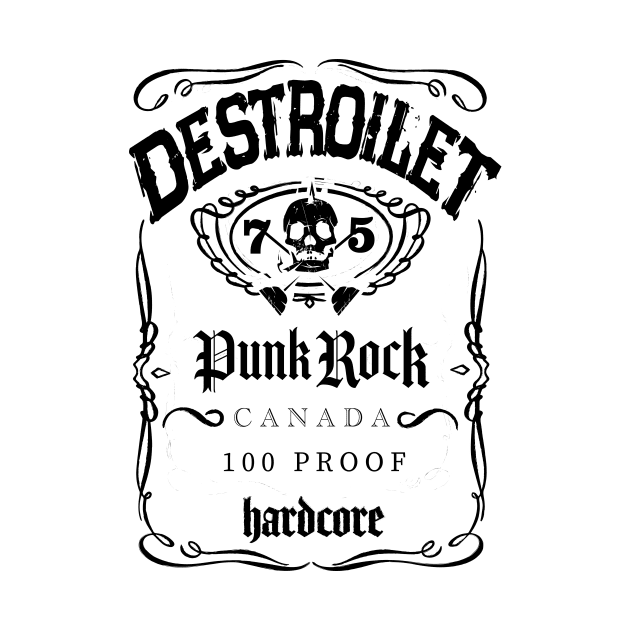 DESTROILET Band JD Logo by destro