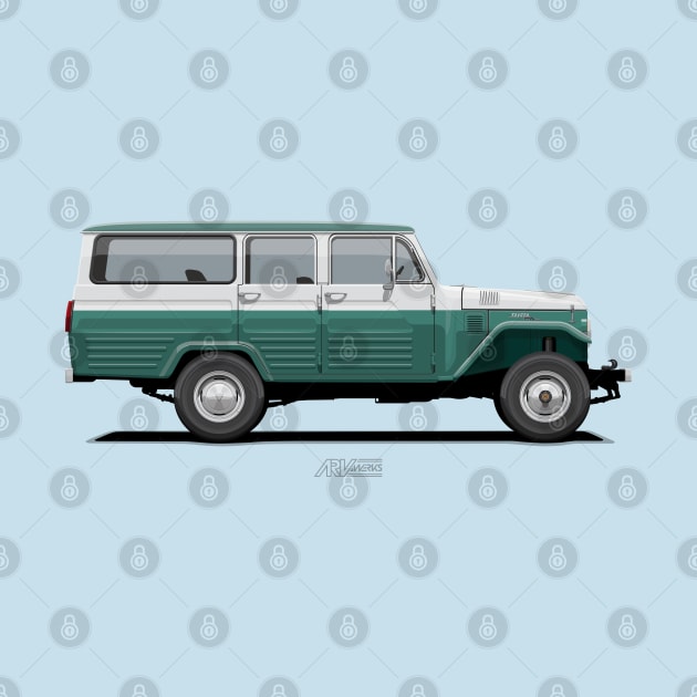 Land Cruiser Station Wagon FJ45LV - Green by ARVwerks