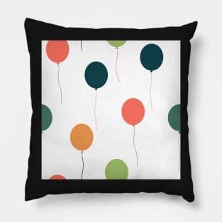 Bright and Happy Balloons Pillow