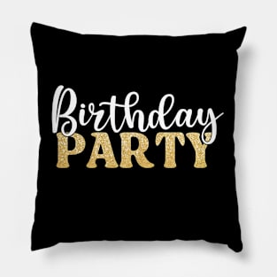 Birthday Party Vibes Pillow