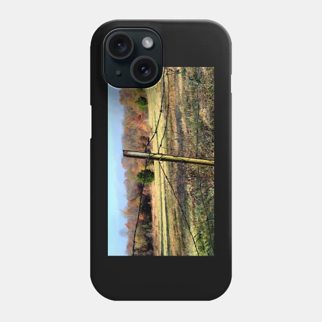 Barbed wire fence Phone Case by PS509