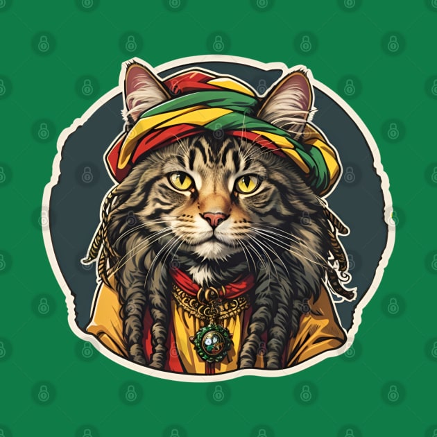 Rastafarian Cat by Providentfoot