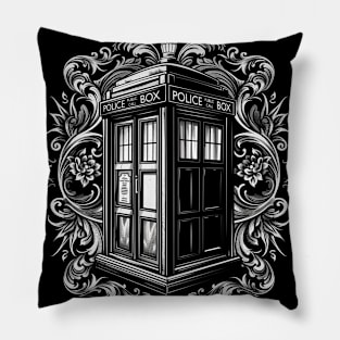 Gothic Tardis Pillow