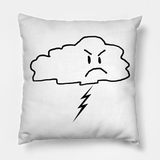 Angry Cloud Pillow