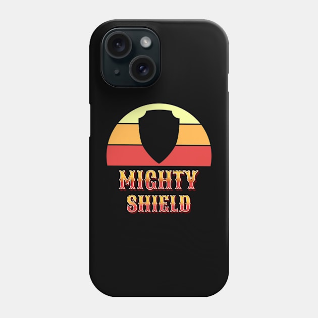 Mighty Shield Phone Case by Shahba