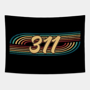 311 retro stripes Tapestry