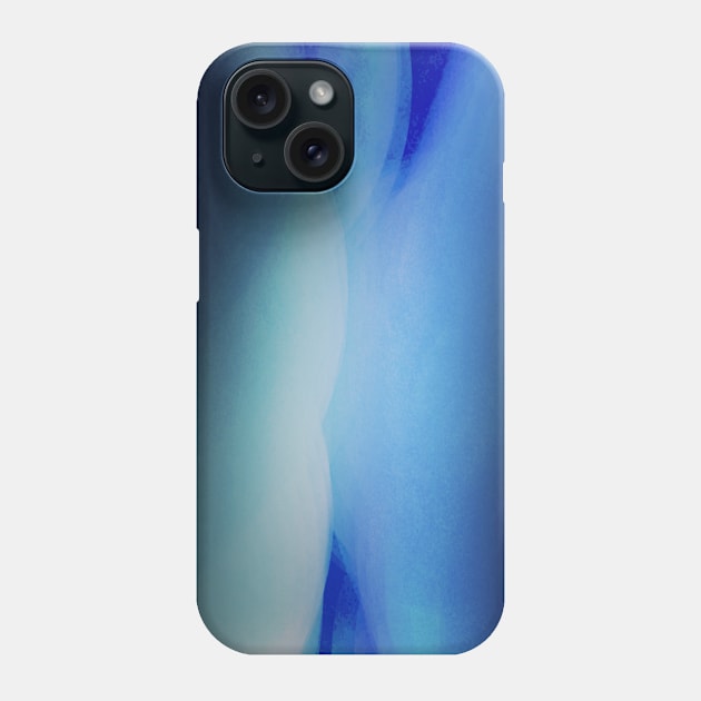 Deep blue cavern light Phone Case by ArtsByNaty