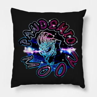 Pandemic Moon- Neon Lights Pillow