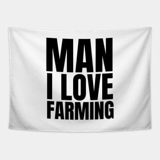 Man I love farming farmer Tapestry