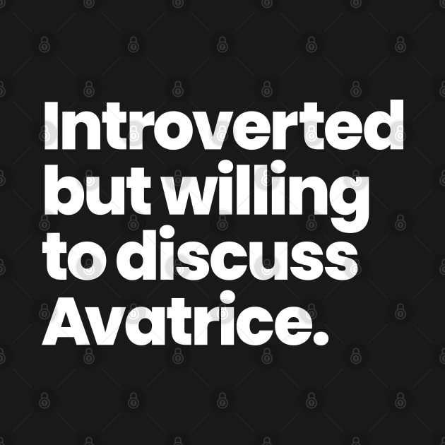 Introverted but willing to discuss Avatrice - Warrior Nun by viking_elf