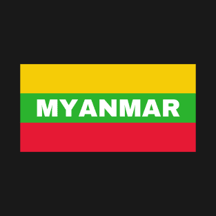 Myanmar Flag Colors T-Shirt