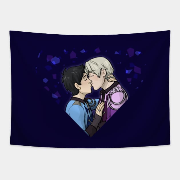 Yuri on Ice Victuuri Kiss Anime OTP
