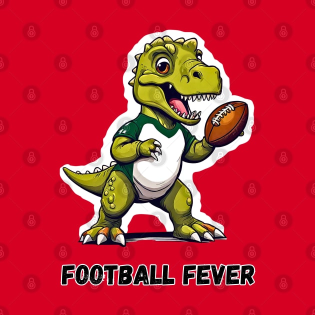 Football Fever Dino by Doodle and Things