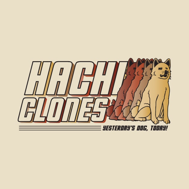 HachiClones - World's Most Loyal Dogs!  Clean Brown Design by PsychicCat