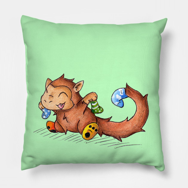 Sock Monkey Puns Pillow Teepublic Au