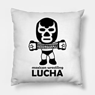 LUCHA#23mono Pillow