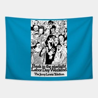 Jerry Lewis 1975 March of Dimes Labor Day Telethon Tapestry