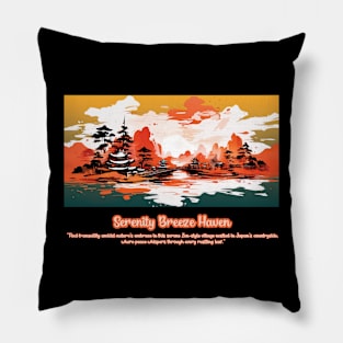 Japan Zen Style Serenity Breeze Pillow